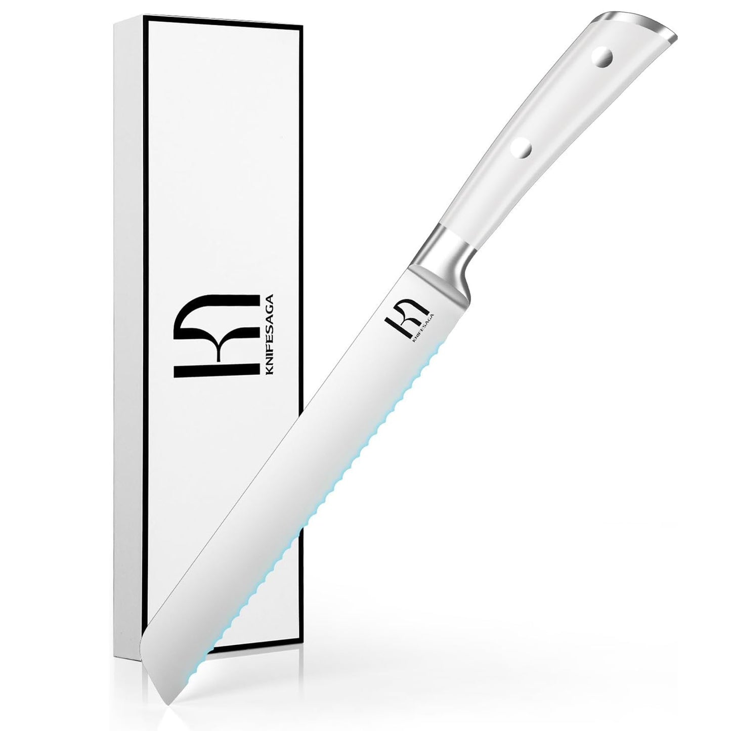 Knifesaga X3 Pro-Bread Knife (White)