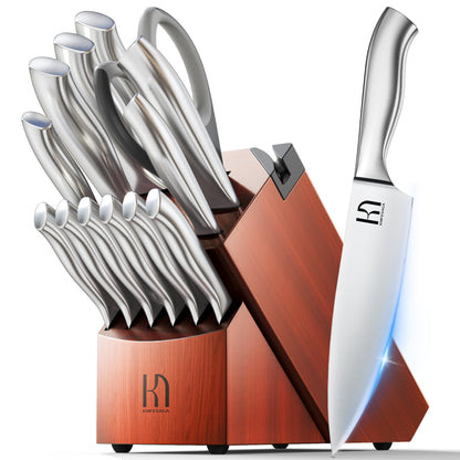 14 Pcs Japanese High Carbon Stainless Steel Knives Set for Kitchen