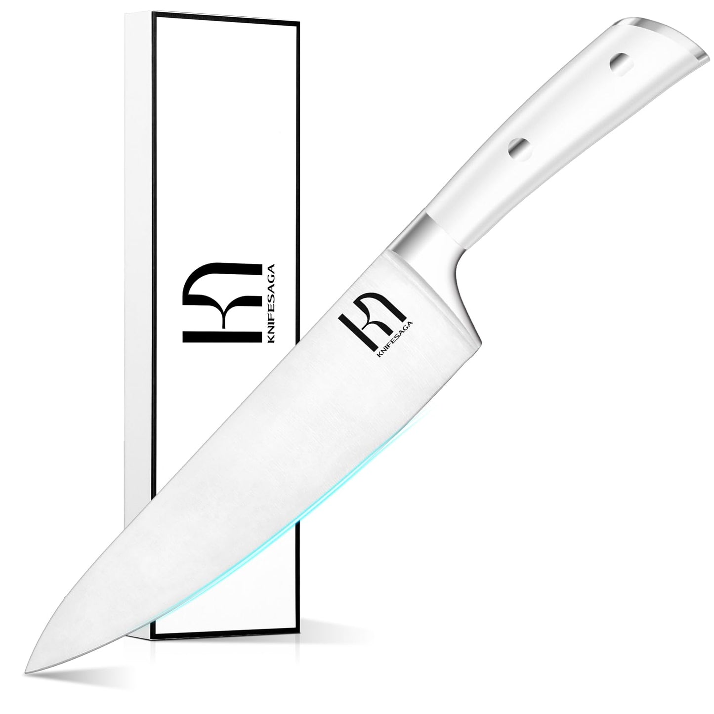 Knifesaga X3 Pro-Chef Knife White