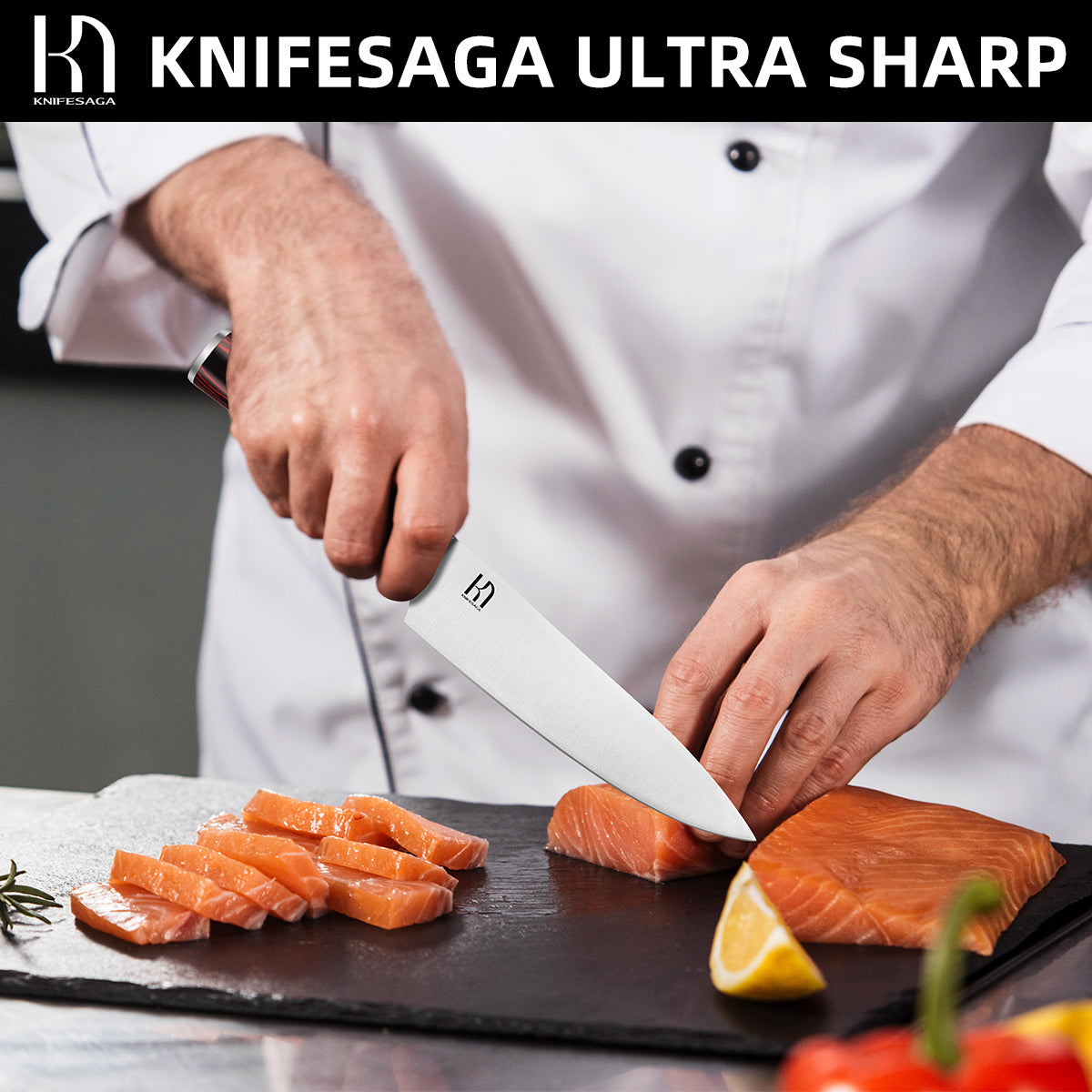 KnifeSaga P7 Pro Chef Knife